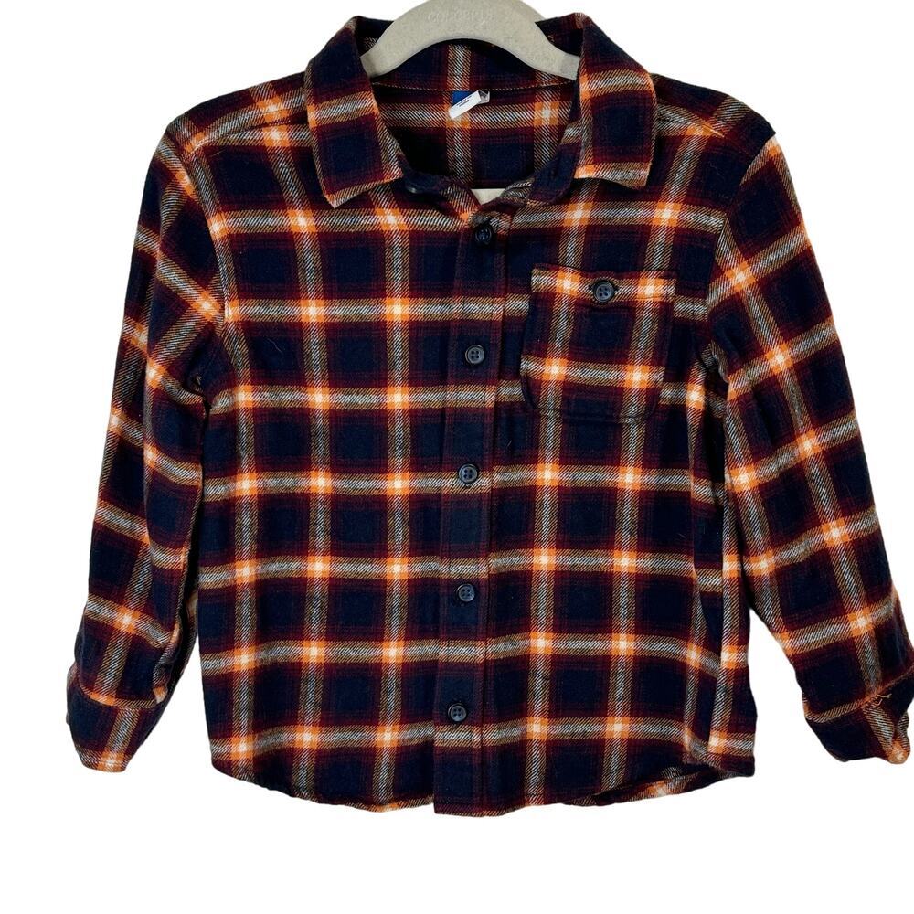 Old Navy Boys Plaid Flannel Button Down size 4T